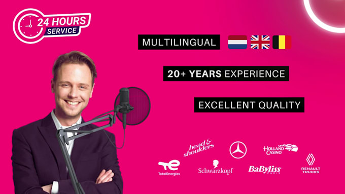 record your dutch or flemish voiceover with lots of love
