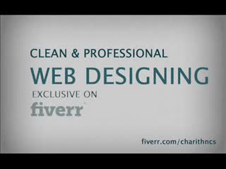 do a clean and professional website design for your business
