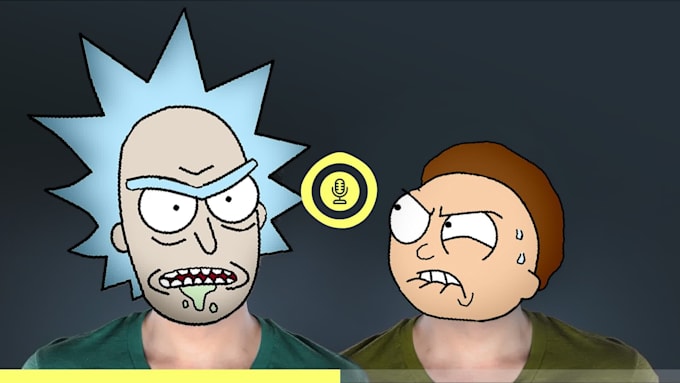 record a killer rick and morty impression