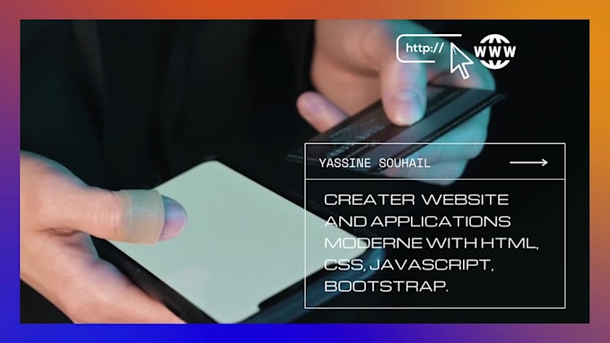 Create website and application with html, css, bootstrap javascript by ...
