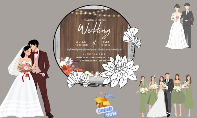 create custom wedding invitation template editable printable download on etsy
