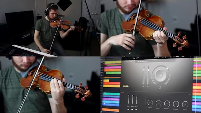 record HQ violin and strings for your project