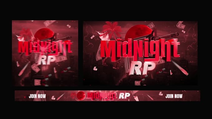 Faire un logo rp animé, une bannière pour les serveurs fivem et discord ...