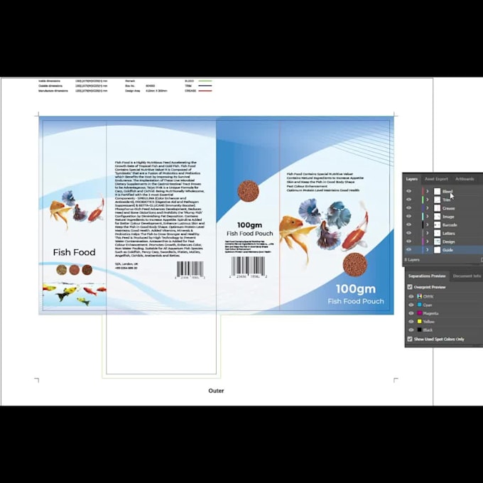 professional product packaging box design print ready custom