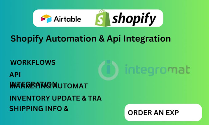 automate your ecommerce business, with shopify airtable