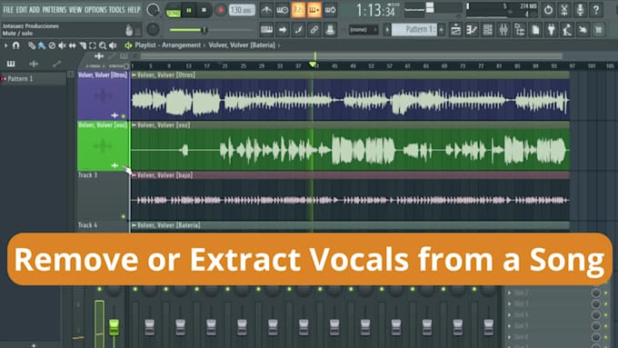 remove or extract the vocals from your songs