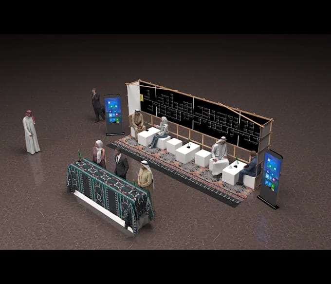 prepare expo booth design