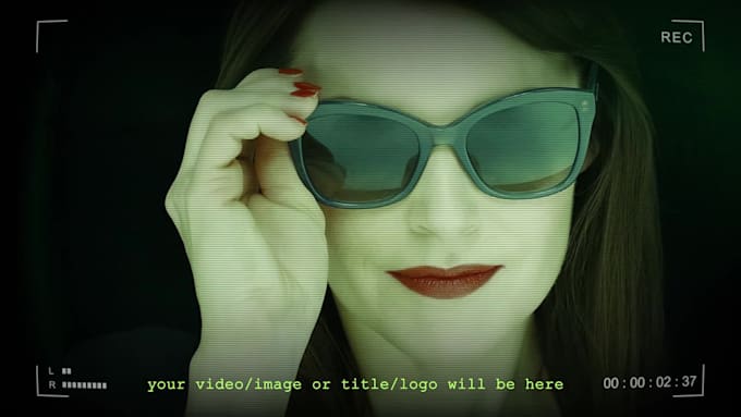 do a matrix style animation with your logo or image or video