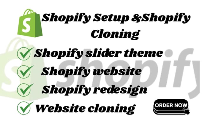 help shopify setup shopify store redesign shopify store cloning