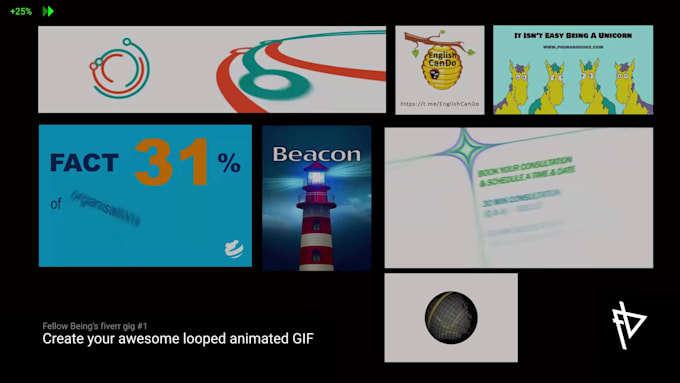 create awesome looped animated gifs