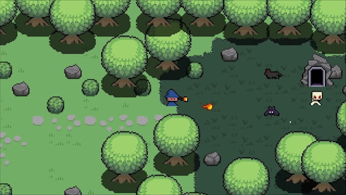 make pixel art characters and animate them for you