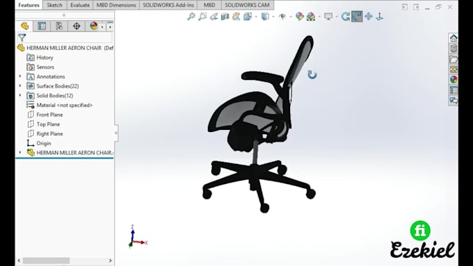 create a professional 3d cad design