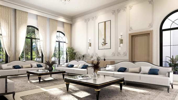 do hyper realistic interior rendering and animation