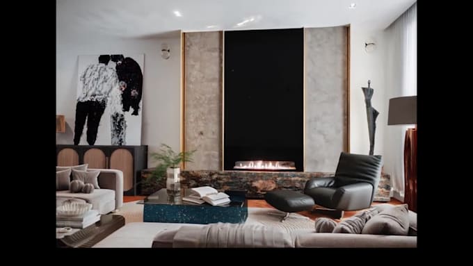 model and rendering your interior architectural designs