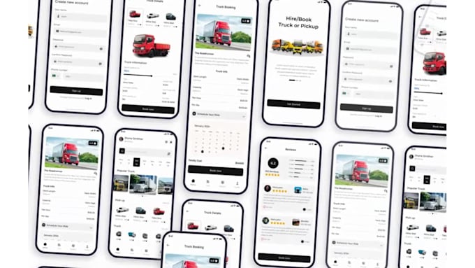 design or redesign app UI UX for ios android in figma