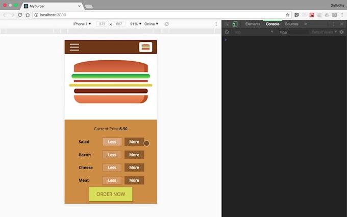 develop custom web application using reactjs and firebase