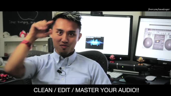 clean, restore, and master your audio file that will sound ready for broadcast