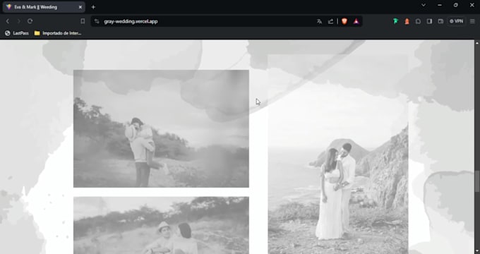 your web wedding digital invitation