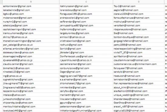 do verified and cold email list