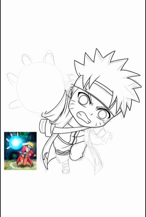 How to Draw a Cute Chibi Naruto Easy Step by Step Drawing Tutorial