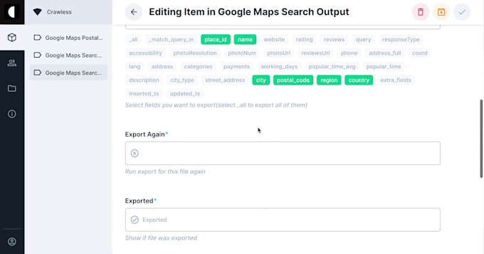 extract information from google maps,gmb