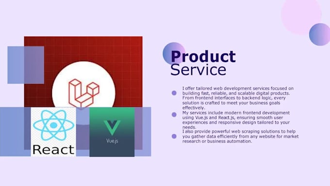 your expert golang laravel vuejs and PHP developer providing professional