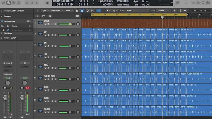 time align and mix your drums