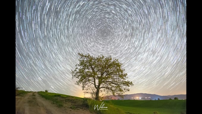 stack and edit your star trail