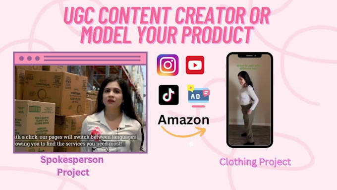 create ugc for tiktok, ig and youtube shorts