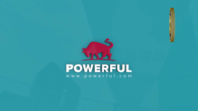 create unique 3d logo intro in 24 hour