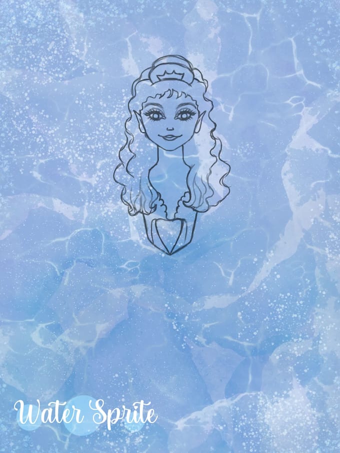 illustrate a magical articulated paper doll for your project