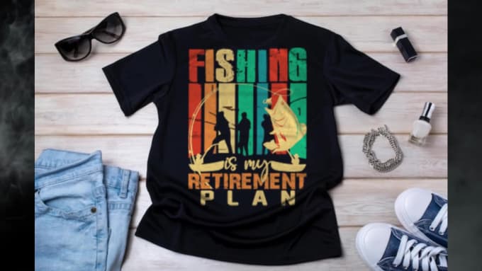Do creative retro gun hunting fishing camping t shirt and