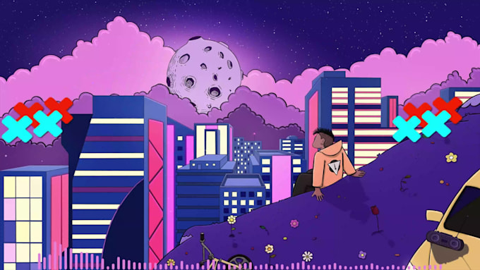 create pro lyrics video or visual music video