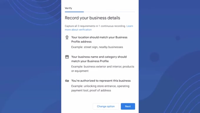 handle google business profile setup, verification, and SEO