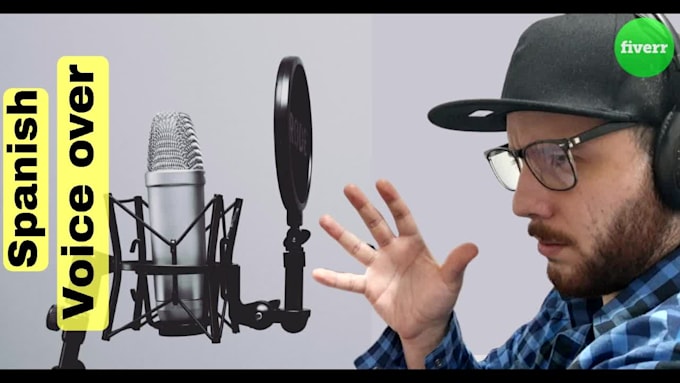 record a male voice over or dub in neutral spanish