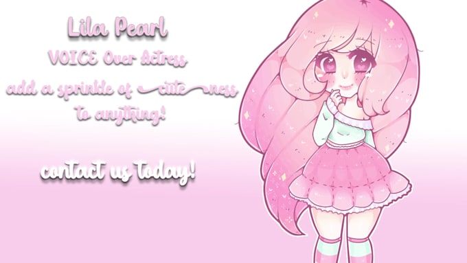 record a kawaii female voiceover