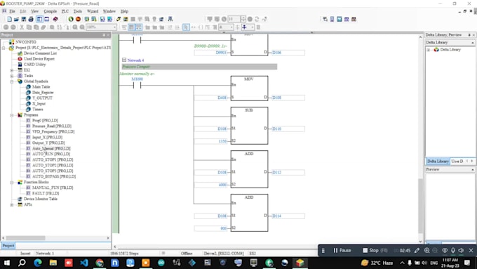 help to do delta plc programming