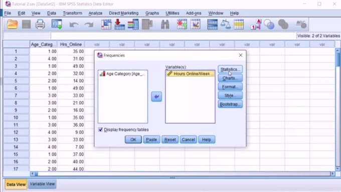 do medical research data analysis and statistical analysis using spss