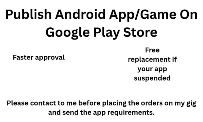 Publish your android app on google play store by Joslynia | Fiverr