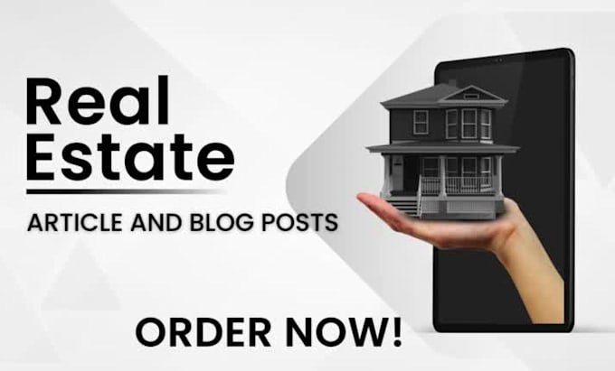 write SEO real estate articles and blog posts