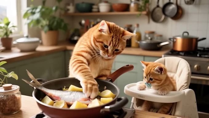 create amazing viral ai cat ai cat video youtube shorts reels tiktok