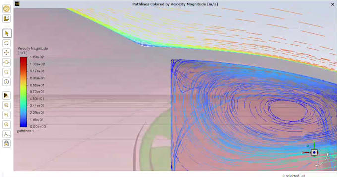 do ansys fluent cfd simulation and write technical report