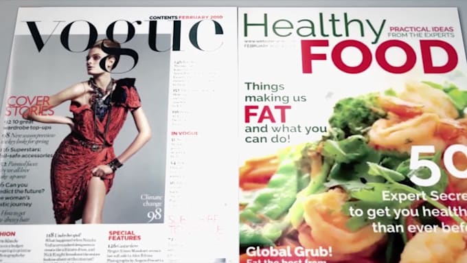 create your new magazine book promotional video