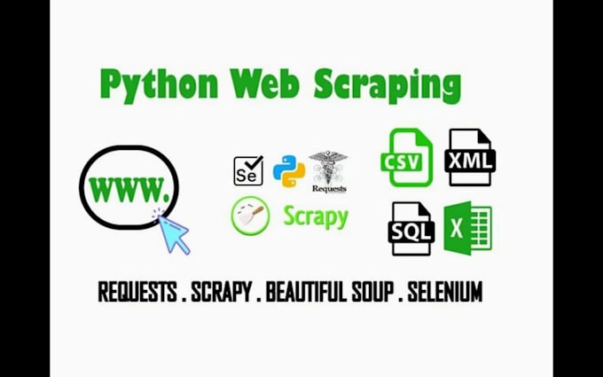 python web scraping, data mining, data scraping, data mining