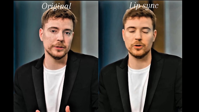 create realistic lip sync video with any audio or script