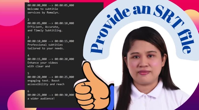 Create english, tagalog, and filipino subtitles and captions by ...