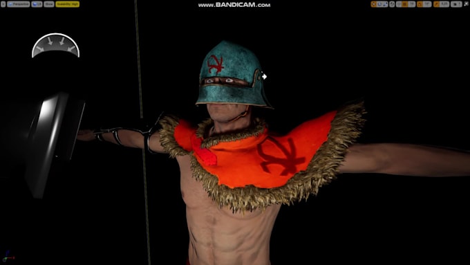 make a 3d game ready character model human or anime