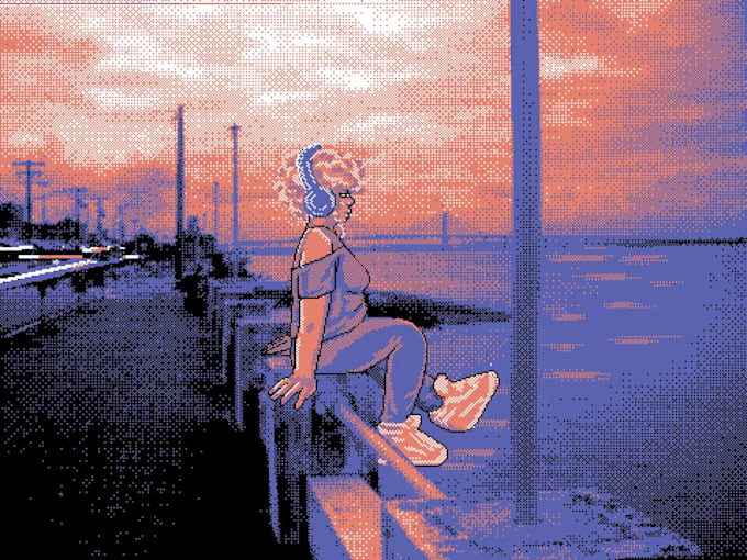 make pixel art scenes or just scenery