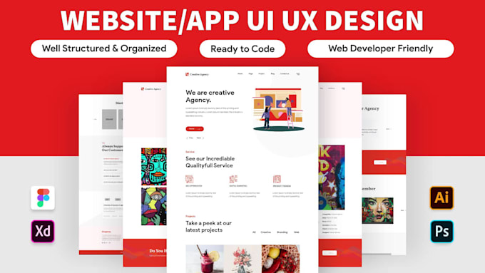 Design intuitive and modern ui ux for website and mobile app by Ricky ...