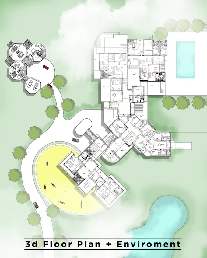 design architectural floor plans  2d and 3d rendering
